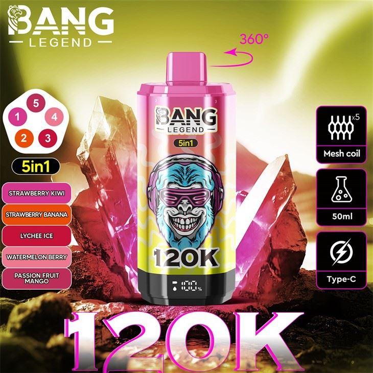 Bang Legend 120k 5in1 120k Puffs suppliers