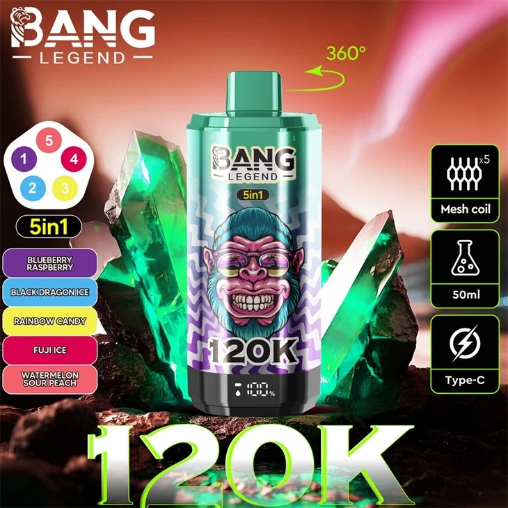 Bang Legend 120k 5in1 120k Puffs high quality