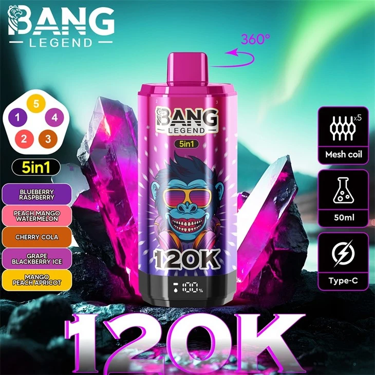 Bang Legend 120k 5in1 120k Puffs best