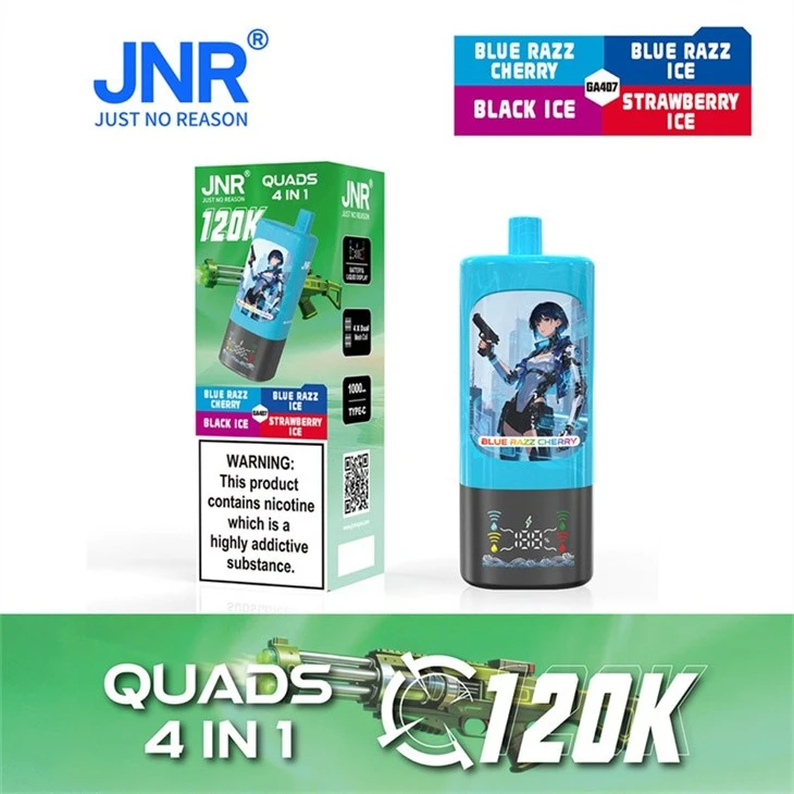 Jnr QUADS 4 in 1 120K 120000 Puffs best